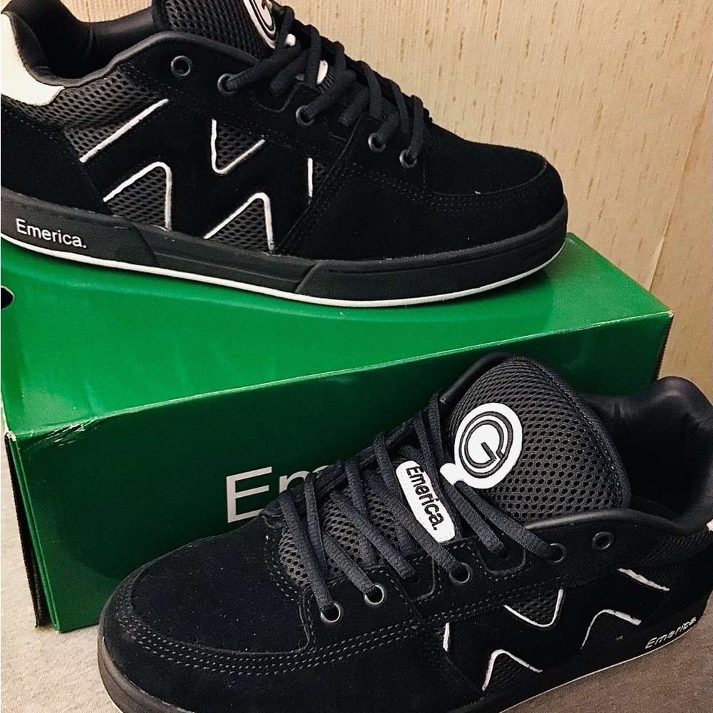 Emerica Marc Johnson Rerelease OG Navy/White Skate Shoes US 10.5